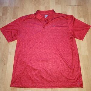 Red Callaway Golf Shirt USA Flag